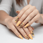 reusable snake matt coffin 12 pcs nails set