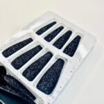 reusable black glitter coffin 12 pcs nails set - Image 5