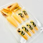 reusable snake matt coffin 12 pcs nails set - Image 3