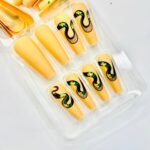 reusable snake matt coffin 12 pcs nails set - Image 2