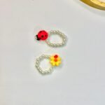 Flower pearl ring - Image 2