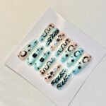 funcky snake moon two shaded coffin nails set - Image 2