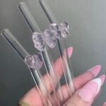 Drinking Straws Cute Butterfly Heat-Resistant Straw For Festival Party - Image 2